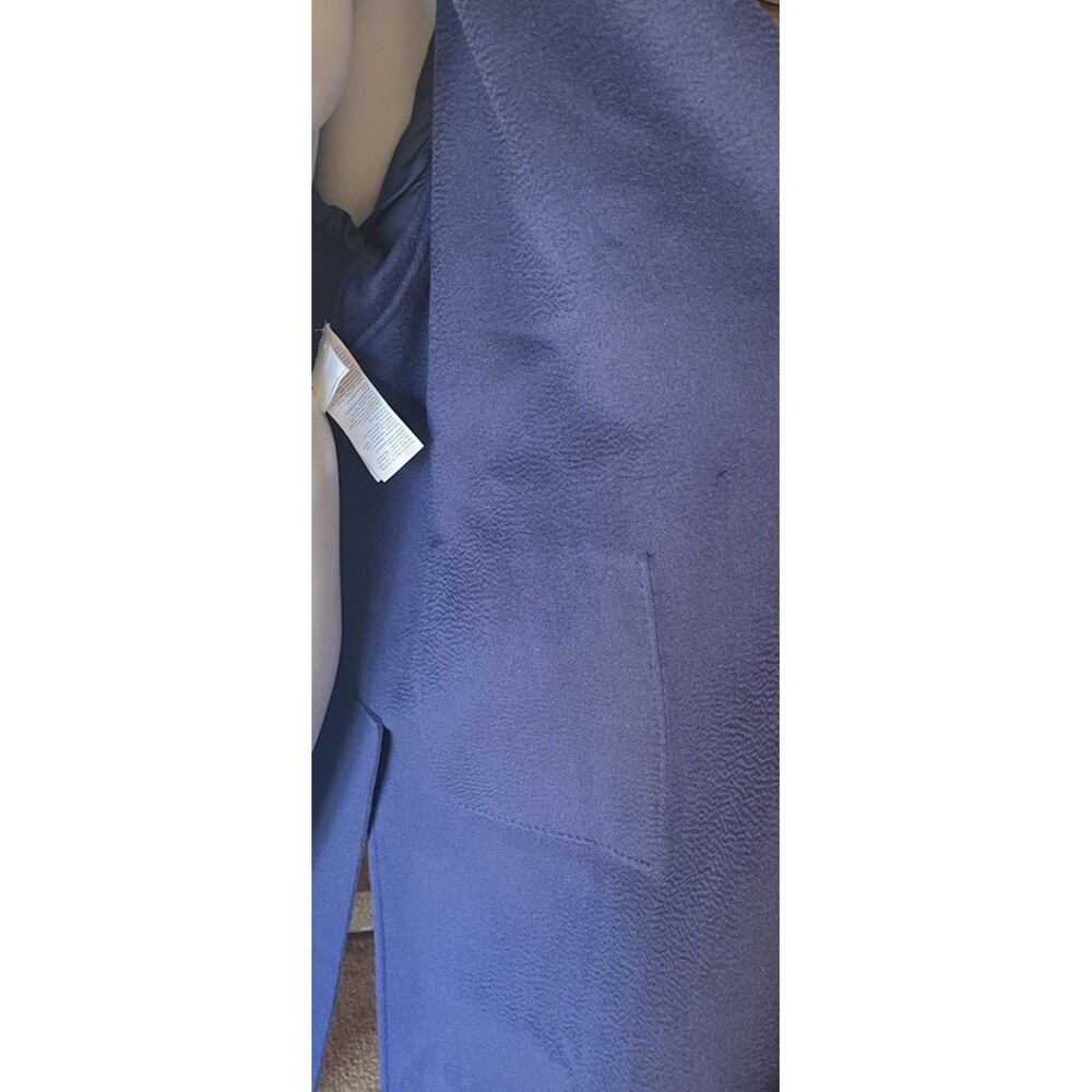 Marina Rinaldi Wool Double Breasted Long Overcoat NWT $1925 Size 18 - Picture 10 of 13